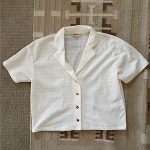 Madewell Cropped Button Down Shirt